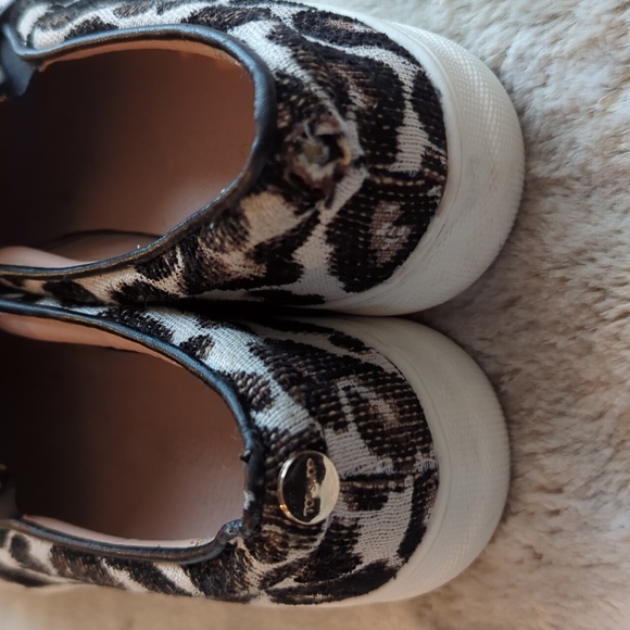 Topshop Leopard Print Canvas Slip On Streetwear Sneakers Shoes Women Size 6.5 - Picture 4 of 8
